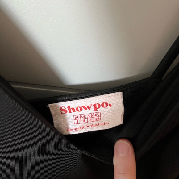 Showpo black maxi dress size 4 US - Picture 3 of 5